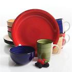 105948.12 Gibson Piece Color Vibes Stoneware Dinnerware Set For 085081291295