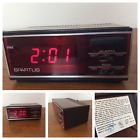 1138 Spartus Horizon Vintage Model Lcd Retro Clock Red Electrical Numbers