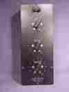 219-m Shallcross Vintage General Radio Decade Condenser Box Walnut Copper Base Tests Good