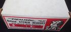 33-1001 Realistic Vintage Deluxe Stereo Headset Retro Radio Shack Headphones New