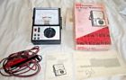 34-460-5205 Vintage Multimeter Box Manual Purchase Receipt