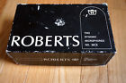 3815 Roberts Two Dynamic Microphones No With Box Small Tabletop Stand