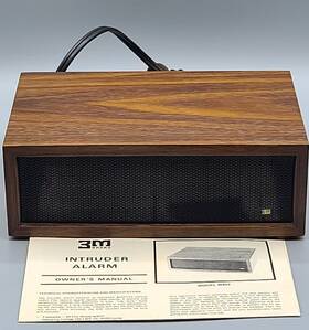 W452c 3m 452c Vintage Home Intruder Alarm Model With Owners Manual