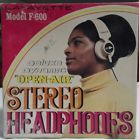 99-03329 Lafayette Vintage Deluxe Dynamic Open Air Stereo Headphones Nos