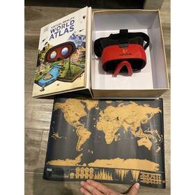 94345 Abacus Virtual Reality World Atlas - Interactive Vr And Stem Learning Set