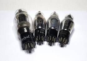 6bg6a Admiral Ken-rad W D Philco Lot Of 4 Metal Cap Tubes 6c8g 6k8g 6k7g Untested As Is