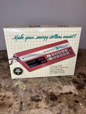 82101 Advanced Micro Products Inc Vintage Energy Teller Mini Computer Calculates Usage Anywhere New Nos