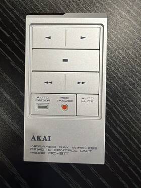 Rc-91t Akai Wireless Remote Mint