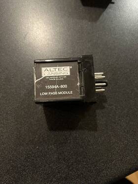 15594a Altec Lansing 15595a -800 800hz Low Pass Module Crossover Octal