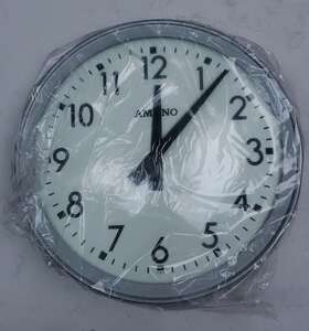 D-30s Amano American Mfg Co. Nos Industrial Time Clock Wall Mount Metal Bezel Glass Face Model