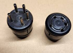 86-pm5 Amphenol Nos 5-pin Kit Male Plug And Female Receptacle With Hoods Ham Radi