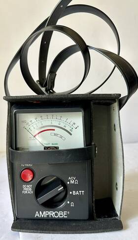 947758 Amprobe Amb-1a Model Taut Band Analog Megohmmeter Insulation Tester