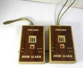 E-8730 Amway Vintage Amgard Door Alarm Model Siren Upon Touch Of Knob