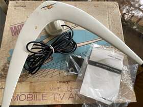 15-1614 Archer Vtg Mobile Boomerang Tv Antenna Magnetic For Limo Rv Car In Original Box
