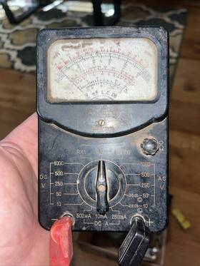 Ar620 Argonne Vintage Voltmeter