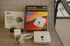 As45 At&t Tapeless Digital Answering System With Time/day
