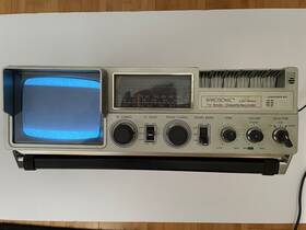 Crp810 Bakosonic 3 In 1 Portable Television Radio Cassette Recorder. All Works