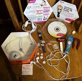 Barbie Girls 027084483000 Mp3 Player Collectible Hair Faceplate Accessories Untested Vintage