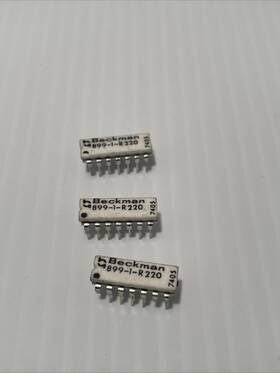 899-1-r220 Beckman 7405 3 Pcs 14 Pin Ic Resistor Network