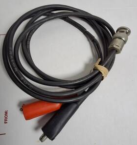 30220-1 Bendix Bnc Male/mueller Bu-60 Alligator/insulator Clips Test 63 Inch Cable