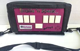 Schlr-5734 Blazie Engineering Braille Ftn Speak Model Bs2 Notetaker Device Unit Only