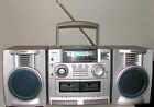 Ca-dw235 Aiwa Stereo Dual Cassette Cd Boombox Dubbing
