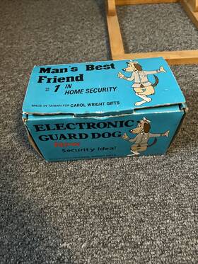 Carol Wright Gifts 019083364466 Vintage Electronic Guard Dog Model Bb-2 Security Horn Speaker Works Mans Best Fr