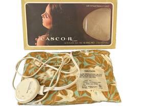 H-2005 Cascor-r - By Essex Vintage 1973 Casco-r Automatic Electric Heating Pad Original Box And Receipt Works