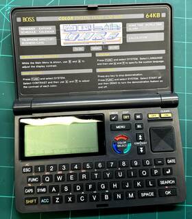 Csf-4650 Casio Vintage Fun Color Digital Diary Electronic Organizer Pda Cool