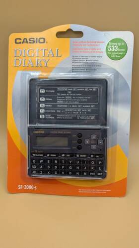 Sf-2000-s Casio Digital Diary Vintage Personal Telephone Number Organizer Pc
