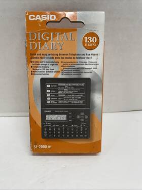 Sf-2000-w Casio Digital Diary Works