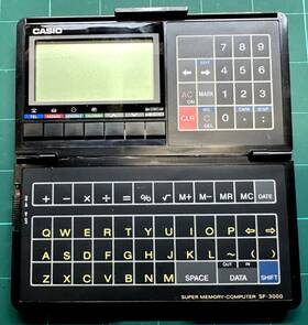 Sf-3000 Casio Collectable Broken Super Memory-computer Electronic Organizer -htf