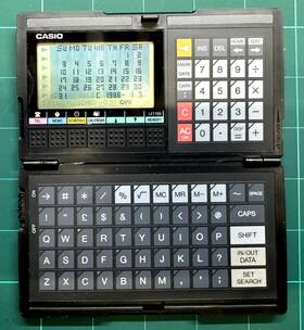 Sf-3500 Casio Vintage Fun Digital Diary Organizer Pda Classic Tech