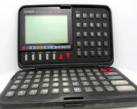 Sf-4100 Casio Vintage 1988 Digital Diary With 32kb Tested/works - New Batteries
