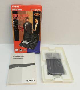 Sf-4300ax Casio Sf-4300a 32 Kb Digital Diary Organizer Vintage Collectible With Box Euc