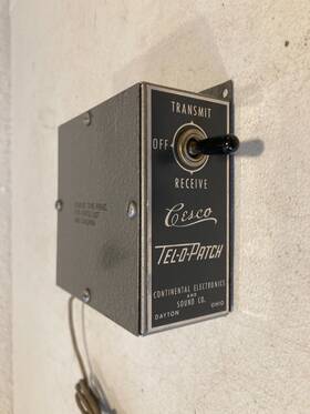 25039 Cesco Vintage. Continental Electronic And Sound Co. Tel-o-patch. Rare