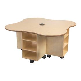 1603221 Childcraft Mobile Steam Table 47-3/4 X 25 Inches