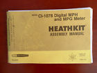 Ci-1078 Heathkit Manual Digital Mph Mpg Meter Complete