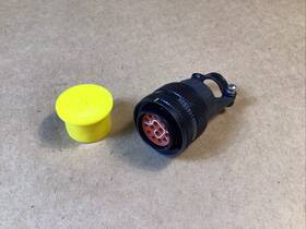 Ms24266r14b15sn Cinch Ms27291-3 15 Pin Socket Glenair Connector New