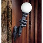 Cl2634 Design Toscano Black Friars Gate Wall Torchiere Lamp 846092012220