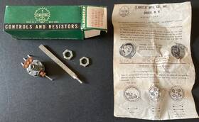 225-135 Clarostat A47f3 Switch Control With Original Box And Instructions