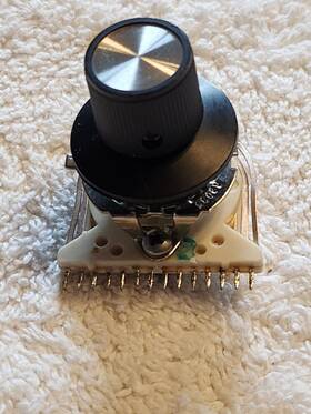 B-62036 Clarostat B-32036 R9035 Cts 4 Position 14 Pin Panel And Pcb Mount Switch With Knob Tested