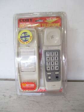 Ct-p210 Coby Lighted Dial Big Buttons Deluxe Trimtelephone New Old Stock