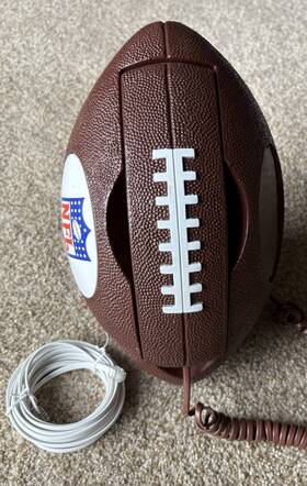 Nfl-28 Columbia Tel-com Vintage Nfl Football Phone Corded Landline Telephone
