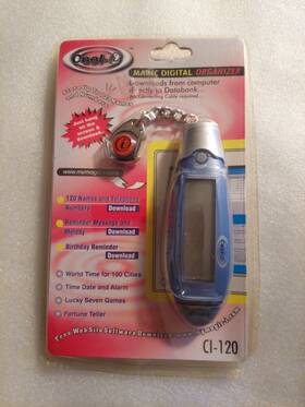 Ci-120 Cool- 077283201264 Nos Vintage Magical Digital Organizer Name Telephone Number Msg Reminder