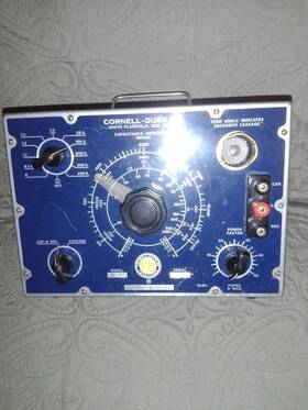 Bf-60 Cornell Dubilier - Capacitance-resistance Bridge F/ Ham Radio / Audio