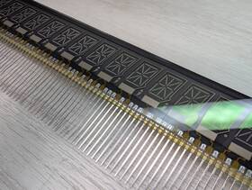 16-character Dale / Vishay Pd-16a070-4 Vintage Pinball Solid-state Gas-discharge Alphanumeric Display
