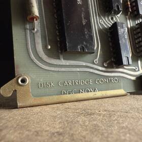 107-00187-03-e3 Data General Nova Disk Cartridge Control Circuit Board Dgc 1972