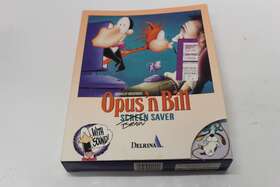 Delrina 062713909421 Opus N Bill Screen Brain Saver Berkeley Breathed In Box 3 Disks 1993