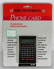 Df-210 Seiko Vintage Instruments Phone Card Electronic Directory Sealed
